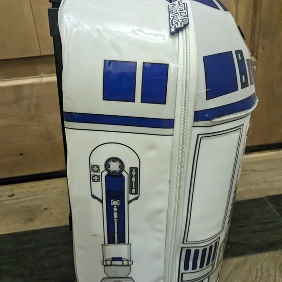 Disney Store Star Wars R2D2 Rolling Suitcase Luggage With Light And Sounds WORKS - Picture 5 of 15